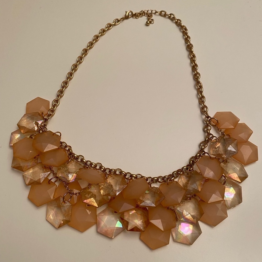 Gem statement necklace